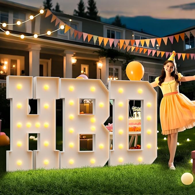 imprsv 4FT Marquee Letters Large Light Up Letters - Image 5