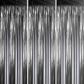 3 Pack 3.3 x 8.2 ft Matte Black Foil Fringe Backdrop Curtains, Fringe Backdrop by Voircoloria