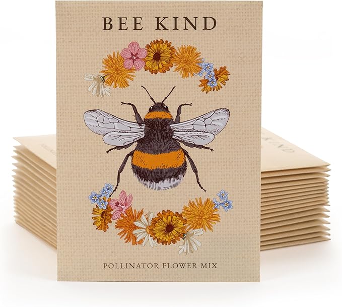 Bentley Seed Co. | Bee Kind Pollinator | Beautiful Bee Art | Environmental - Image 2
