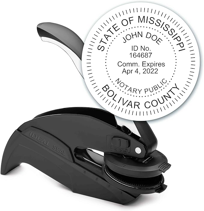 MaxMark Notary Seal Round Embosser by Maxmark
