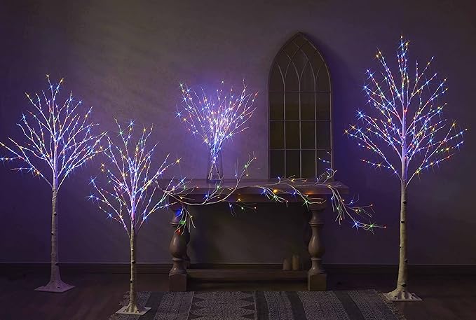 Hairui Lighted Birch Branches Battery Operated 70L 18IN Warm White and Multi - Image 7