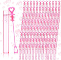 150 Pcs Bubble Wands Bulk for Wedding Party Mini Heart Wand by PullCrease