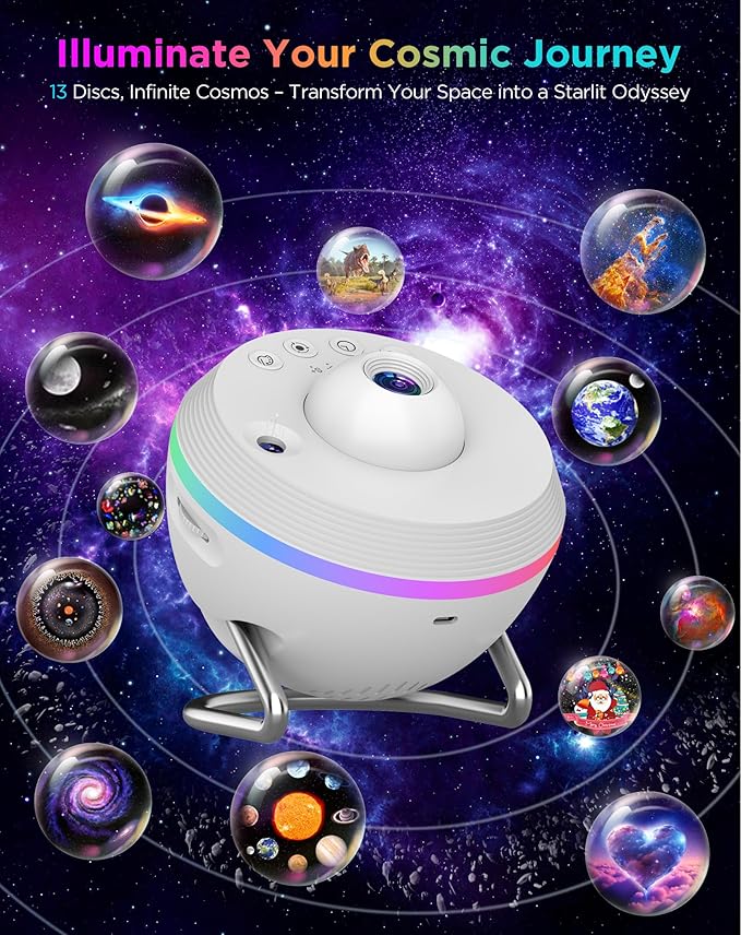 Galaxy Projector, 13 in 1 HD Planetarium Galaxy Star Projector - Image 2