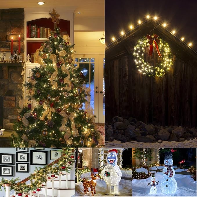 Christmas Lights, Battery Operated String Lights 18ft 50 LED 8 Modes LED Mini - Image 7