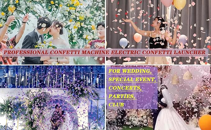 1500W Professional Confetti Machine Confetti Cannon Machine Electric Confe-tti - Image 8