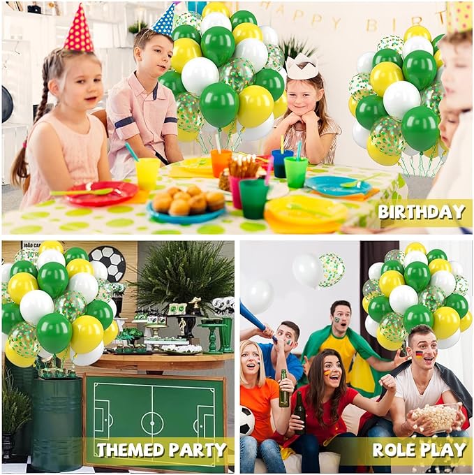 Paready Green and Yellow Balloons - Image 4