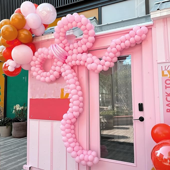 125 pcs Light Pink 5 Inch Balloons, Small Balloons - Image 4