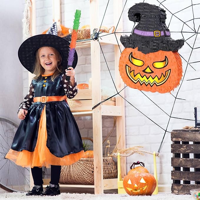 WERNNSAI Halloween Pumpkin Piñata - Image 7