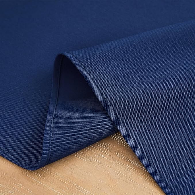 2 Pack Navy Blue Table Runner 12 x 72 Inch Solid Color Farmhouse Runners Coffee - Image 5