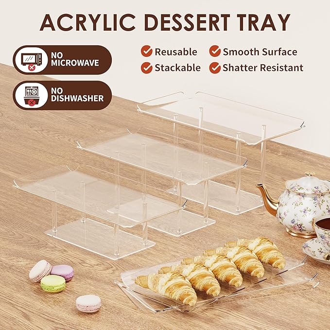 6 Pack Dessert Table Display Set - Image 4