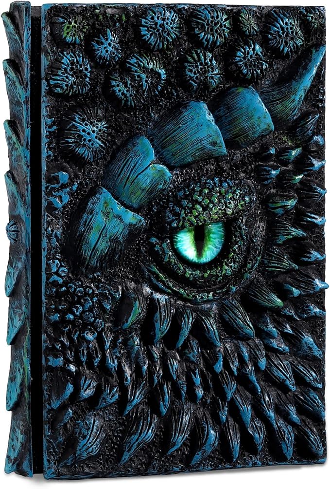 molshine A5 3D Dragon Embossed Journal, Resin Engraving Notebook, Retro Diary by MOLSHINE