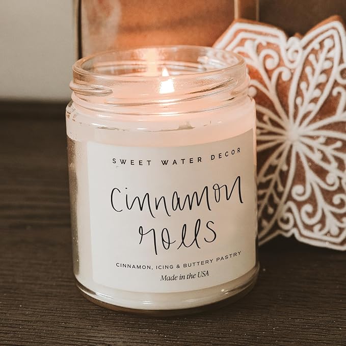 Sweet Water Decor Cinnamon Roll Candle - Image 5