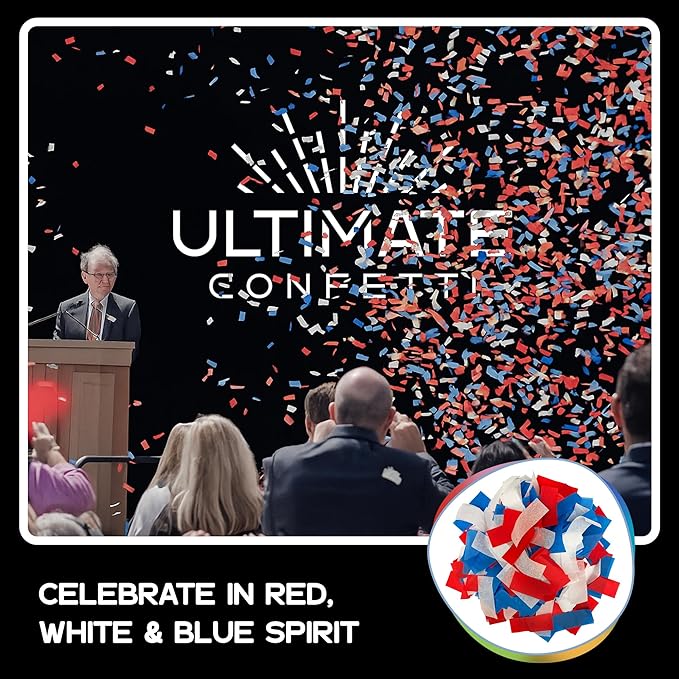 Ultimate Confetti, Biodegradable Confetti Red, Parties and Live Events - 1 lb - Image 2