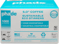 phade Eco-Friendly Cocktail and Coffee Straws/Stirrers 6, 6 Pack by phade