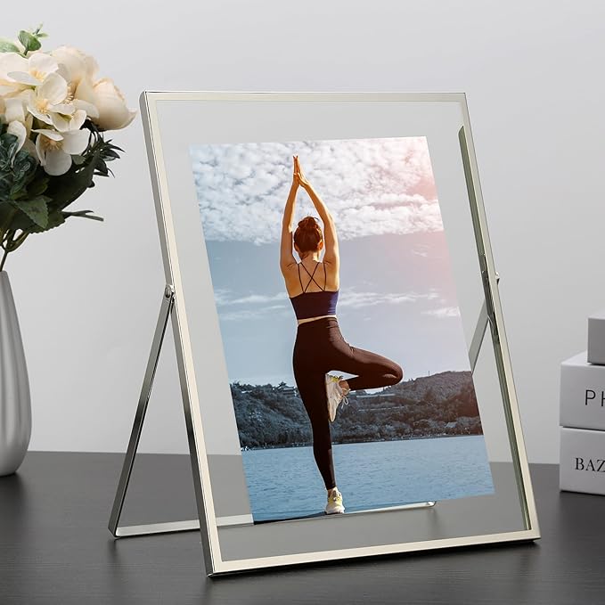 8x10''Floating Frame Silver Set of 2 - Image 2