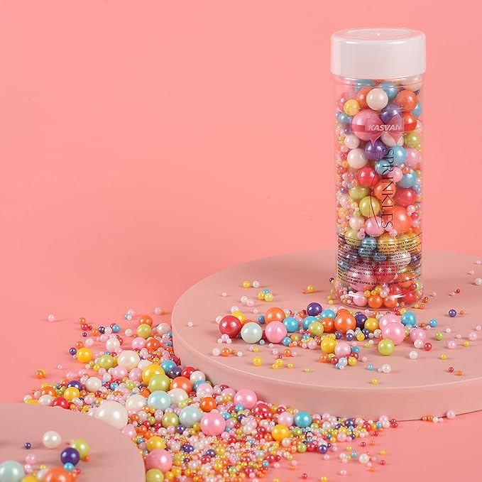 Kasvan Mixed Pearl Sugar Sprinkles - Image 2