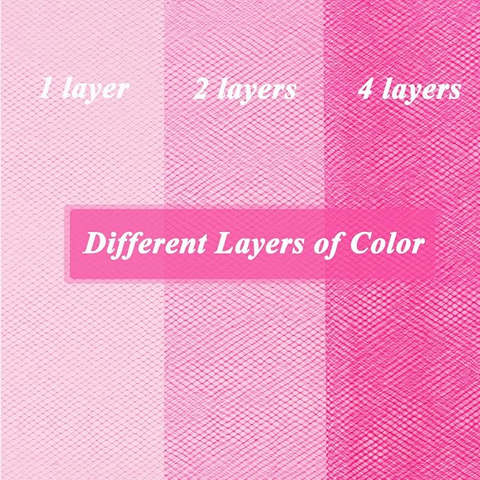 Magenta Tulle Fabric Roll 6”by 100 Yards Soft Tulle Spool - Image 5