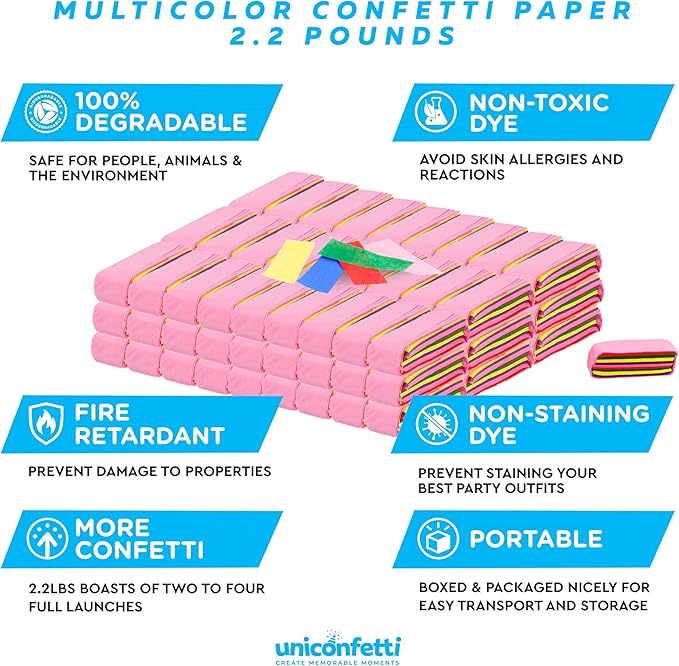Multicolor Confetti Paper - Image 3