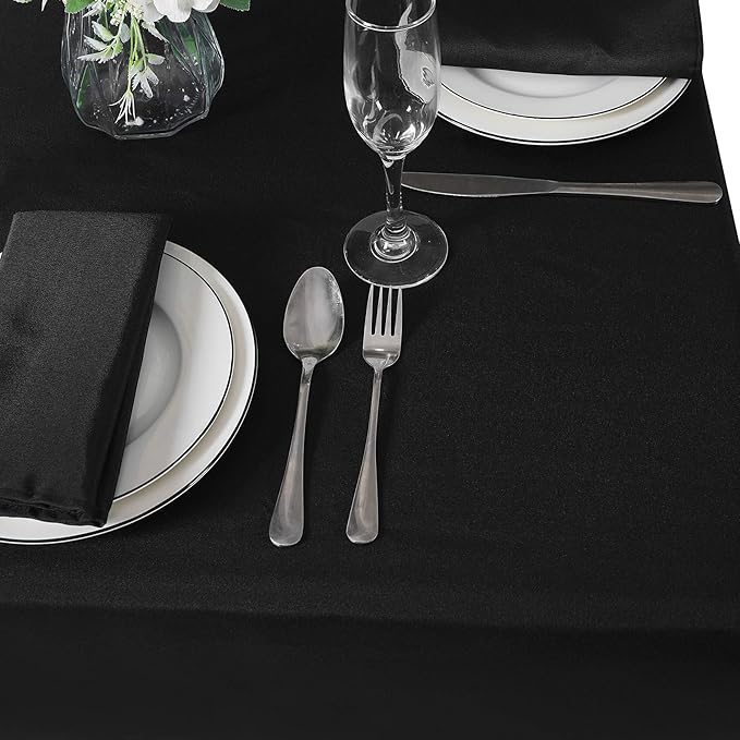 Cupuamon Square Tablecloth 90x90 inch Washable Polyester Fabric Table Cloth - Image 7