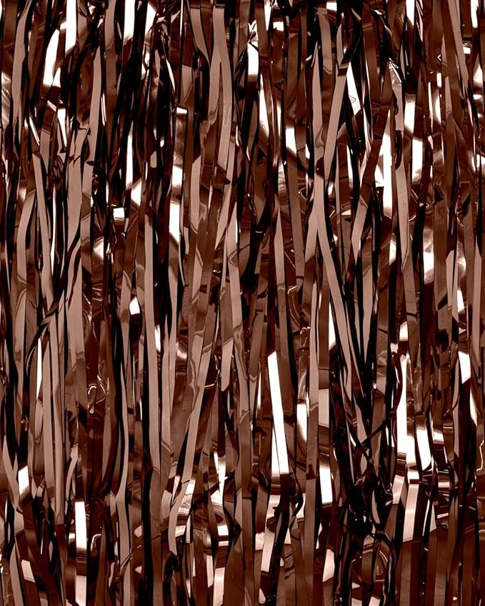 xo, Fetti Brown Party Curtain - Image 4