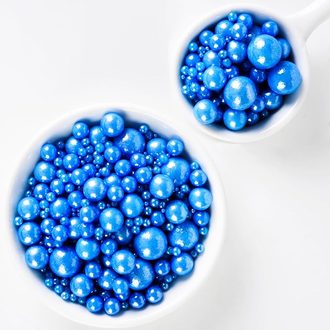 Kasvan Royal Blue Pearl Sugar Sprinkles - Image 6