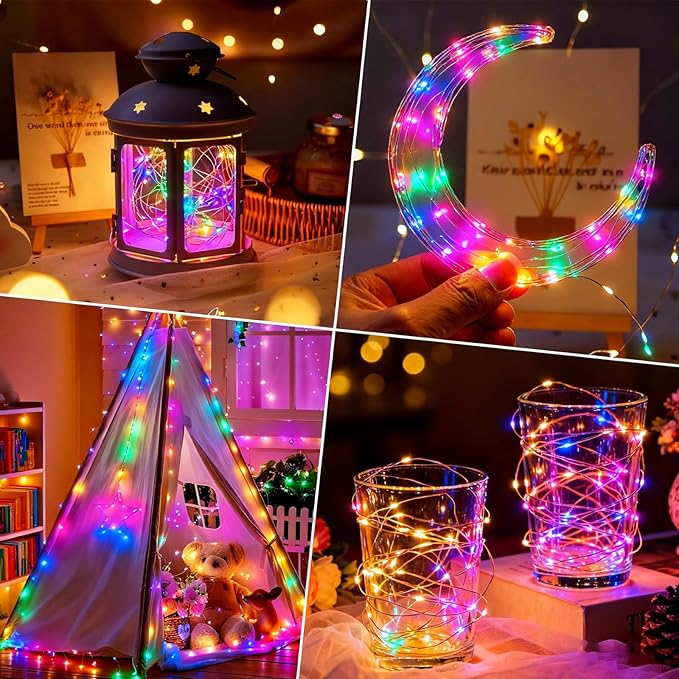 ZNYCYE 10 Pack 10ft 30 LED Mason Jar String Lights 8 Modes - Image 6
