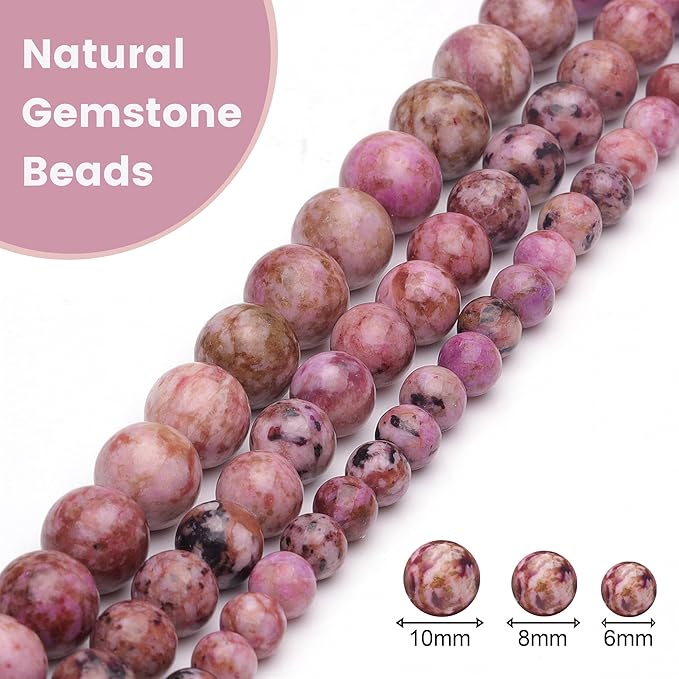 6mm Natural Stone Beads for Jewelry Making - Image 3