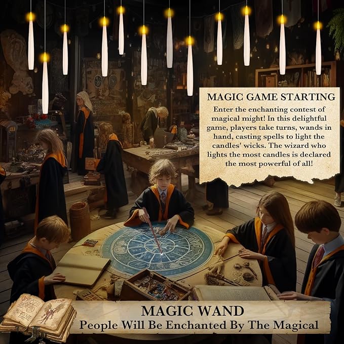 NURADA Floating Candles with Wand Remote Timer - Image 2