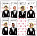 Who Has The Groom Birdal Shower Scratch Off Games, 3.5"x 2.1" Bachelorette by AWSICE