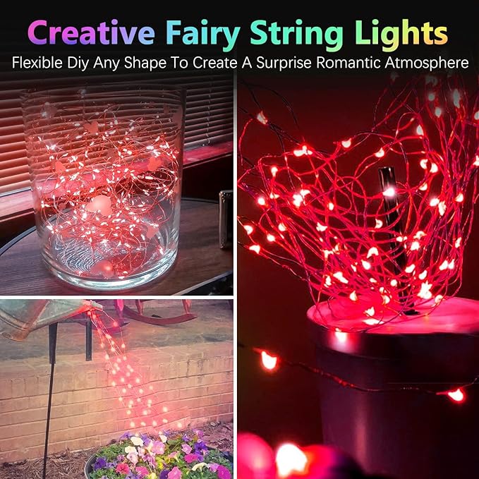 2 Pack 100LED Battery Operated Fairy Lights - Image 4