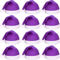 SATINIOR 12 Pieces Santa Hats Christmas Non Woven Fabric Hat by SATINIOR