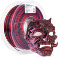 AMOLEN Silk PLA 3D Printer Filament, Shiny Multicolor Rainbow PLA Filament by AMOLEN