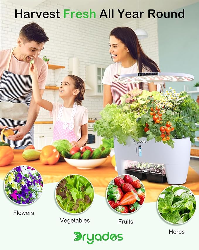 Hydroponic Growing System Kit 16 Pods, Smart Herb Garden - Image 5