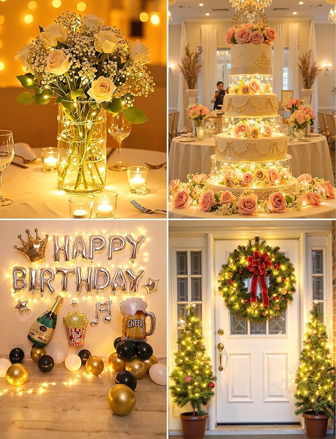Brightown 30 Pack LED Fairy Lights Battery Operated String Lights, 7ft 20LED - Image 6