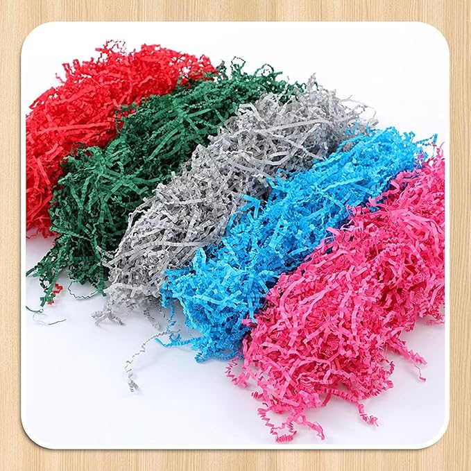 Zankubom 1 LB Grey Crinkle Cut Paper Shred Filler Great - Image 6