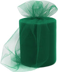 6 Inch × 100 Yards Tulle Mesh Ribbon Turquoise Tulle Fabric Ribbon Roll Netting by RilisiliDecoration