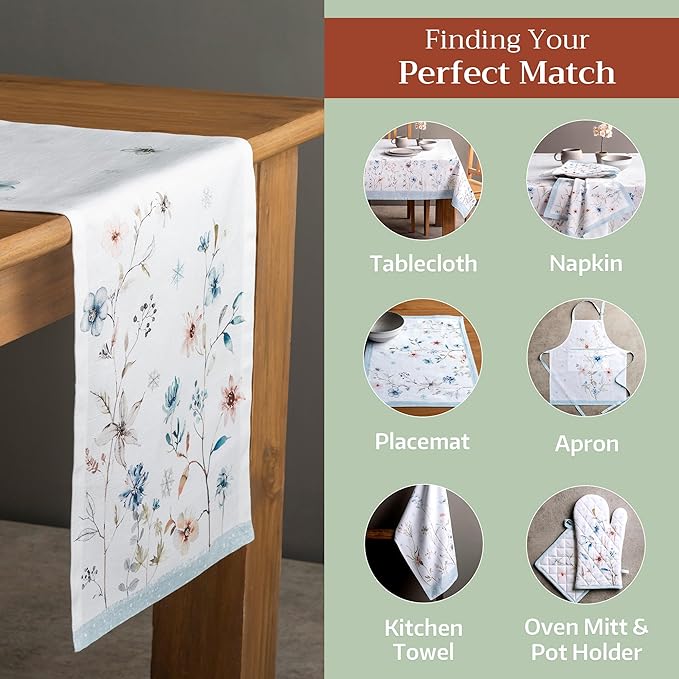 Maison d' Hermine Table Runner 100% Cotton Single Layer Table Runners 72 inches - Image 5