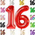 KatchOn, 40 Inch | 16th Birthday Balloons Red by KatchOn