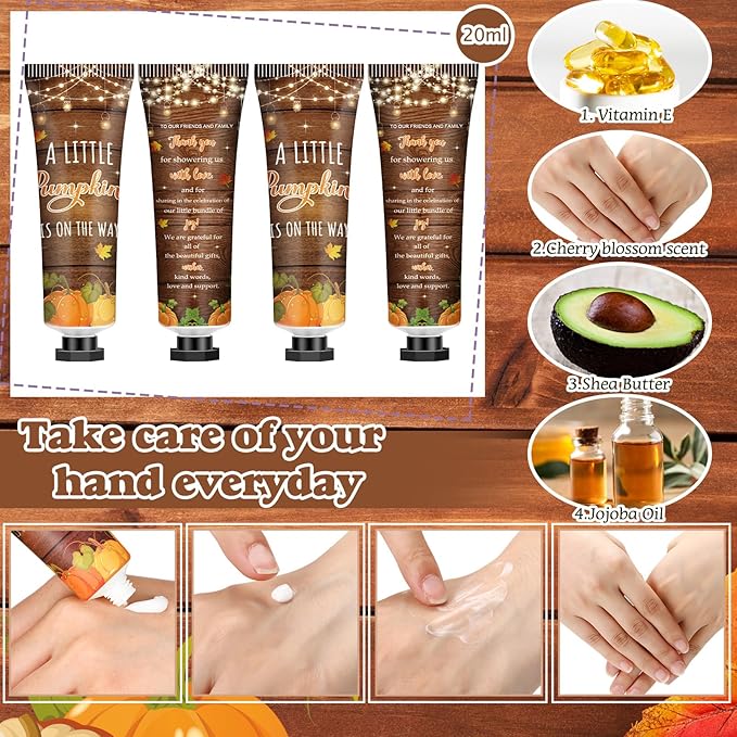 50 Sets 200 Pcs Baby Shower Hand Lotion and Lip Balm Gift Theme Baby Shower - Image 3