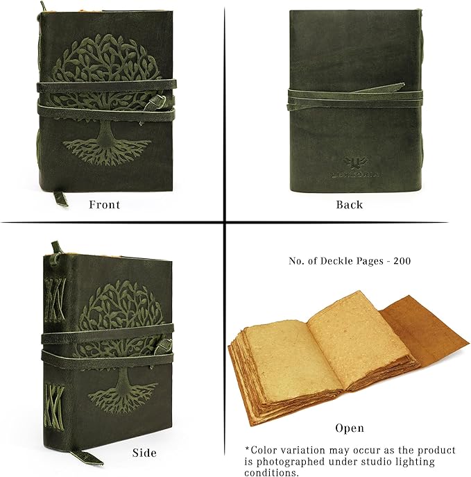 LUXEORIA Tree Of Life Leather Journal - Image 6