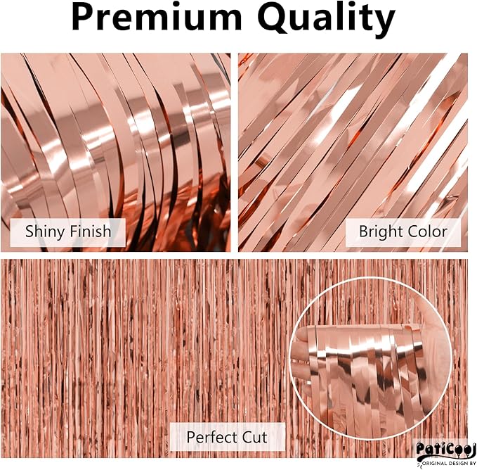 Rose Gold Birthday Decorations for Women Girls - Image 3