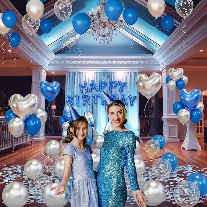 Blue Happy Birthday Decorations - Image 7