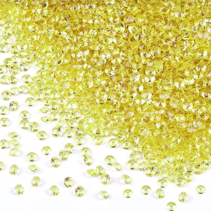 10000Pcs Crystal Acrylic Diamond Fake Gems Vase Filler, 4.5mm Faux Diamonds by Unknown