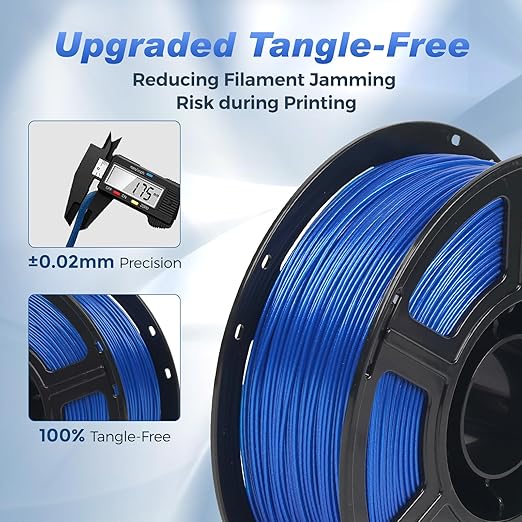 FLASHFORGE Rapid PLA Filament 1.75mm Aurora Blue, 500mm/s High Speed Printing - Image 5