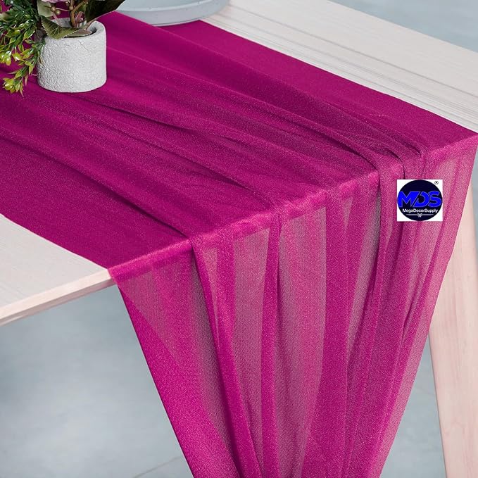 MDS Halloween Chiffon Table Runner - Image 4