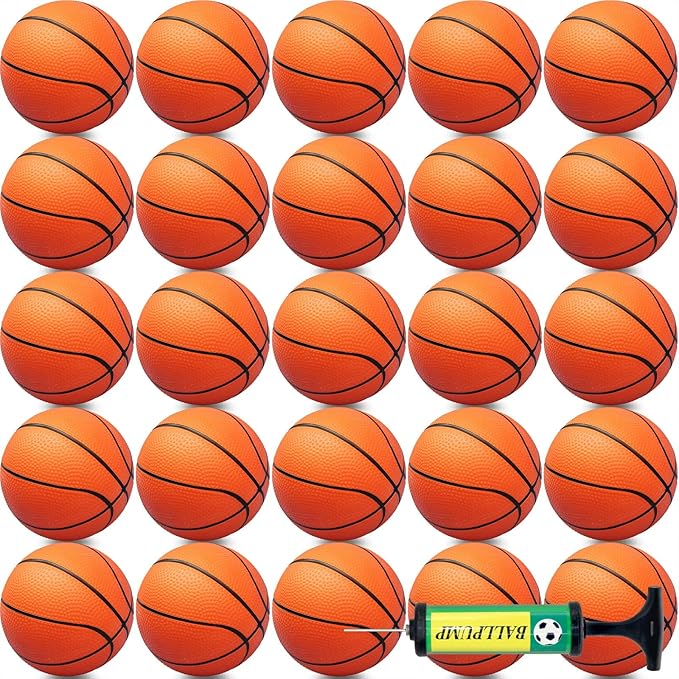 18 Pcs 5" Mini Basketball Set - Image 9