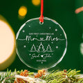 Personalized Glass Ornament 2025 by Noni