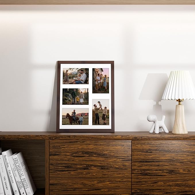 Vittanly 11x14 Collage Picture Frame, Displays 5Pcs 4x6 Pictures - Image 4
