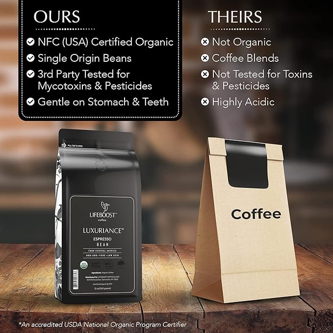 Lifeboost Organic Espresso Beans Whole - Image 4