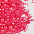Deep Pink Pearl Sprinkles, Edible Candy Sugar Pearls, 150g/5.29oz, Baking Cake by Joyvitas